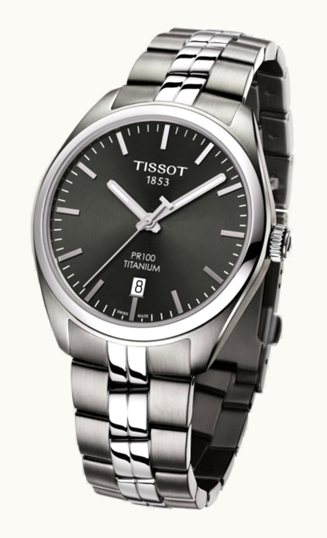 Tissot PRC 100 Quartz Titanium / Black