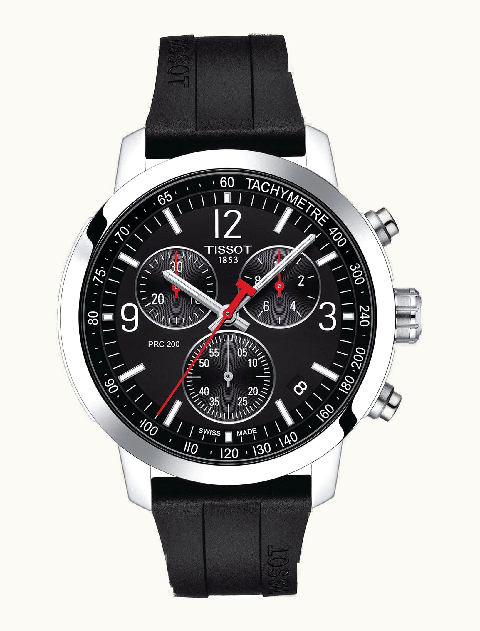Tissot PRC 200 Quartz Chronograph Stainless Steel / Black