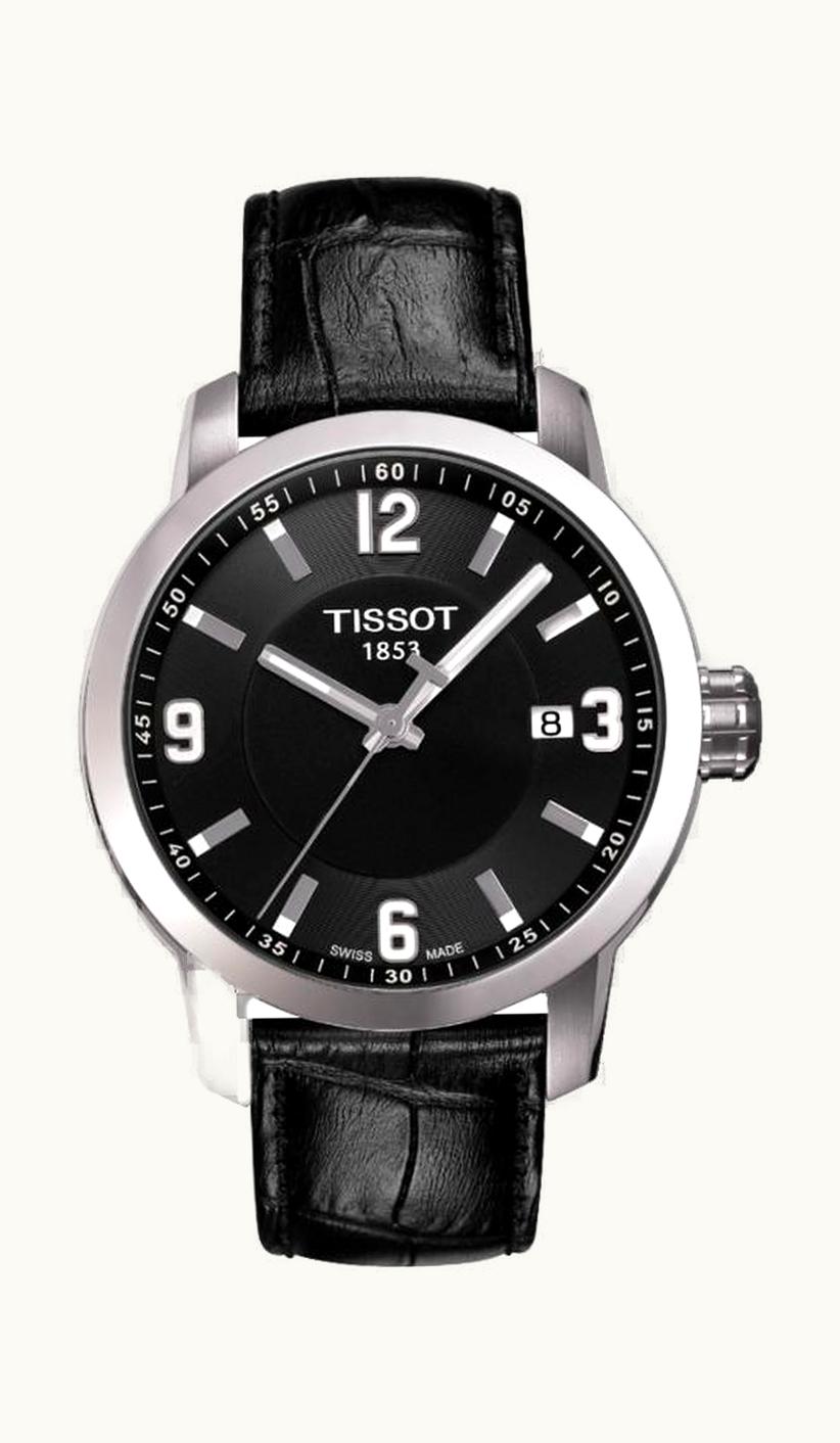 Tissot PRC 200 Quartz Black Leather