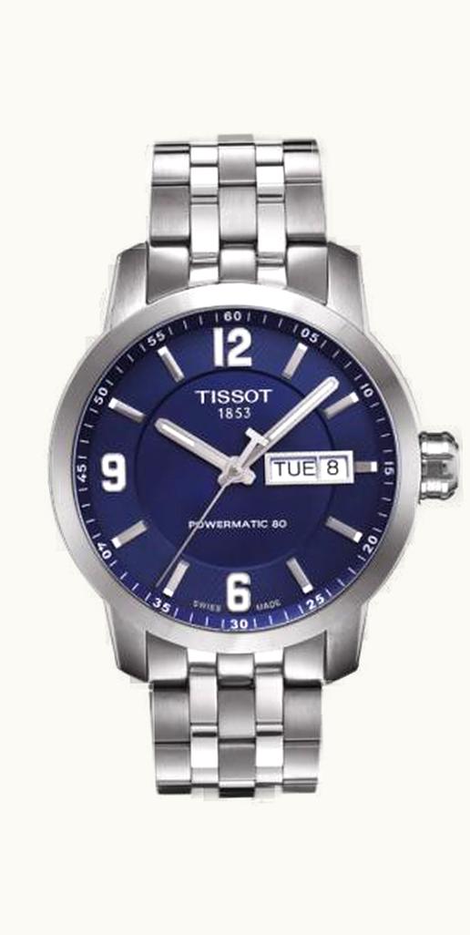Tissot PRC 200 Automatic Stainless Steel / Blue / Bracelet