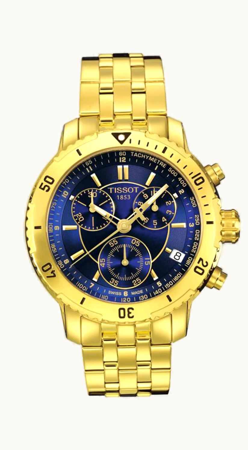 Tissot PRS 200 Quartz Chronograph Gold