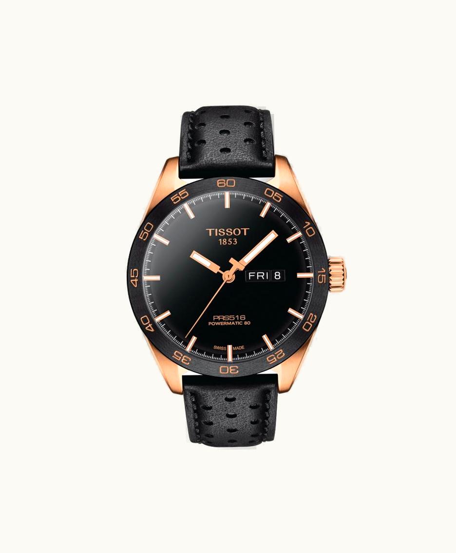 Tissot PRS 516 Powermatic 80 PVD Rose / Black