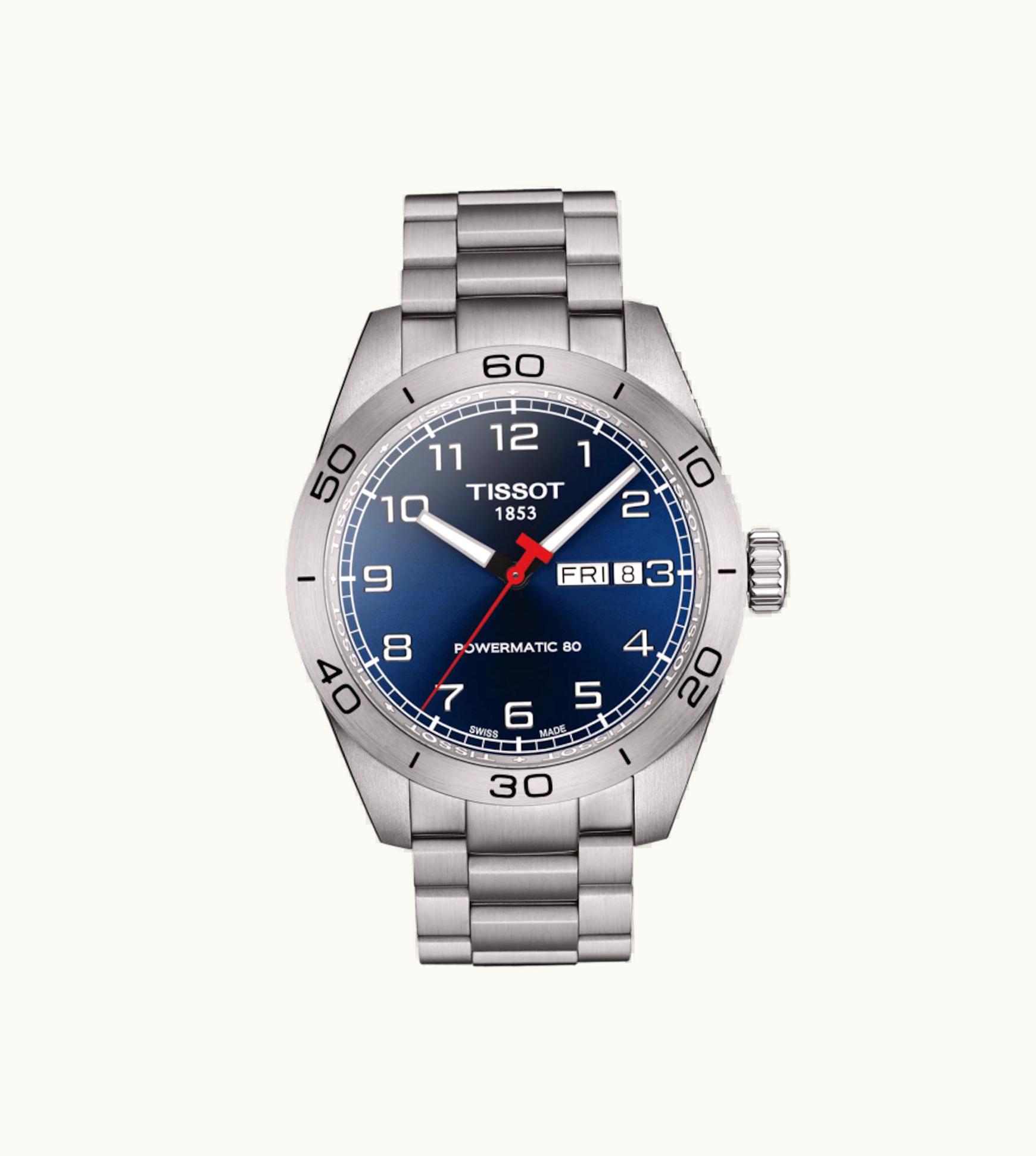 Tissot PRS 516 Powermatic 80 Stainless Steel / Blue / Bracelet