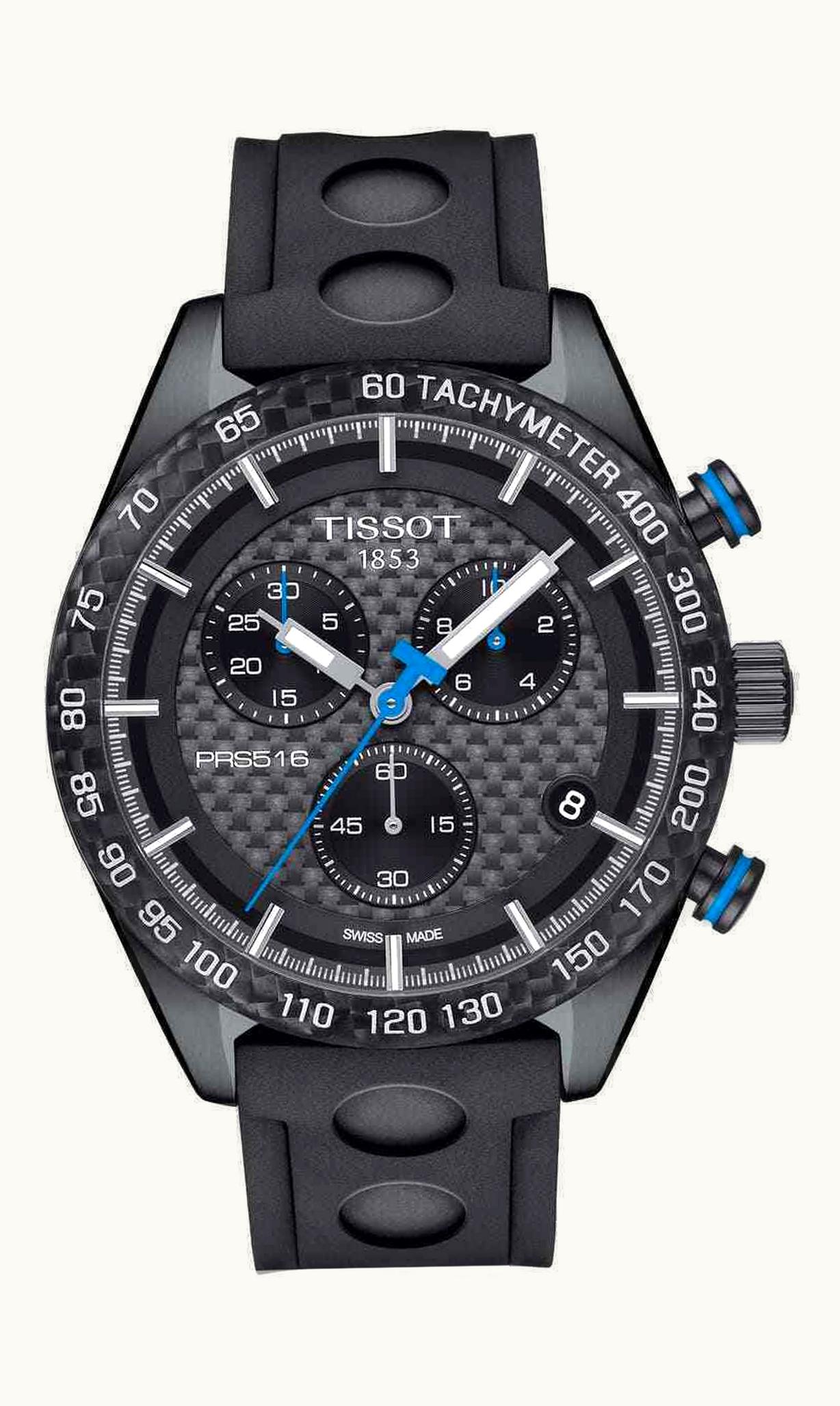 Tissot PRS 516 Quartz Chronograph 40 Stainless Steel / Black / Bracelet