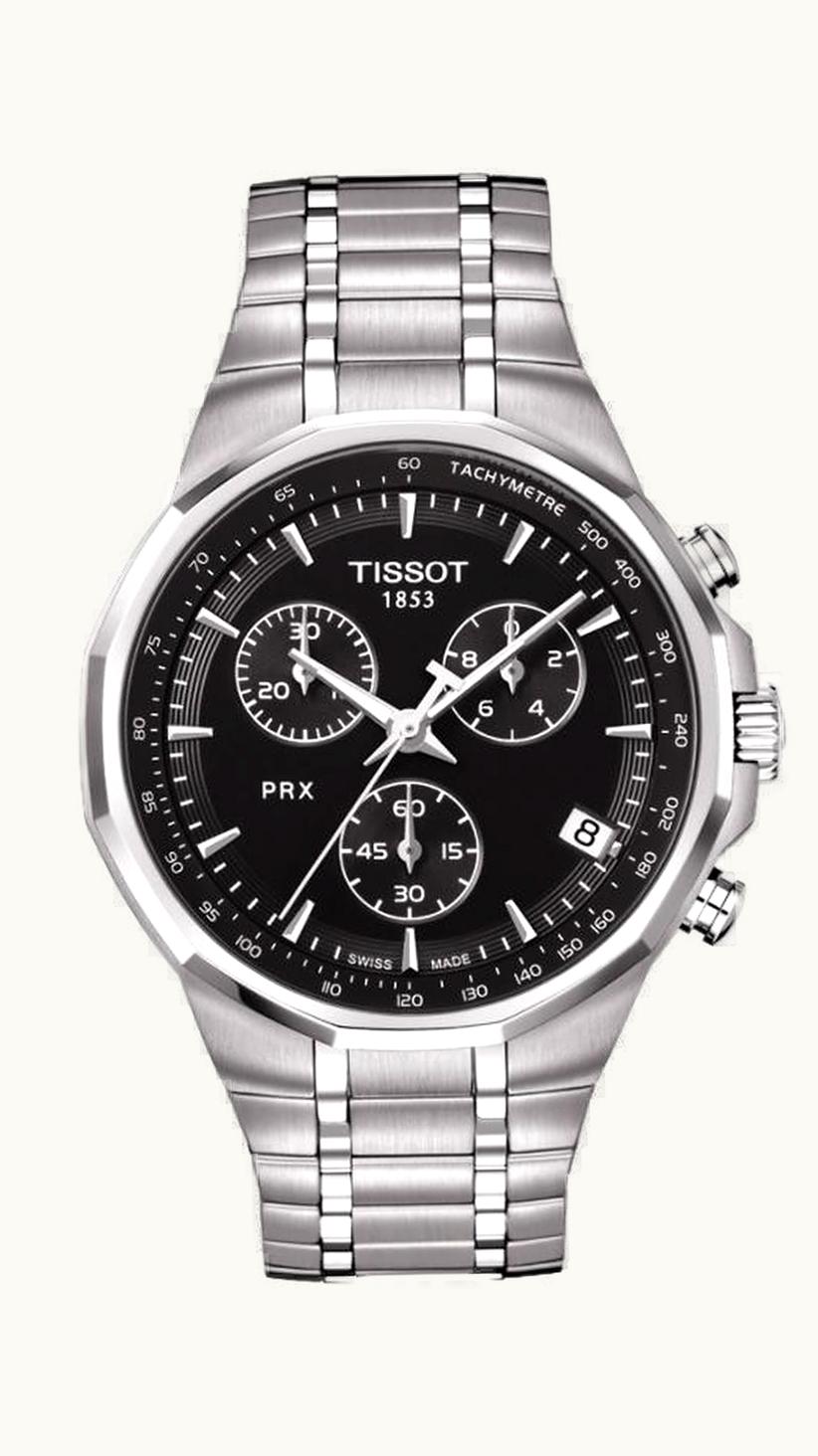 Tissot PRX Chronograph Quartz Stainless Steel / Black