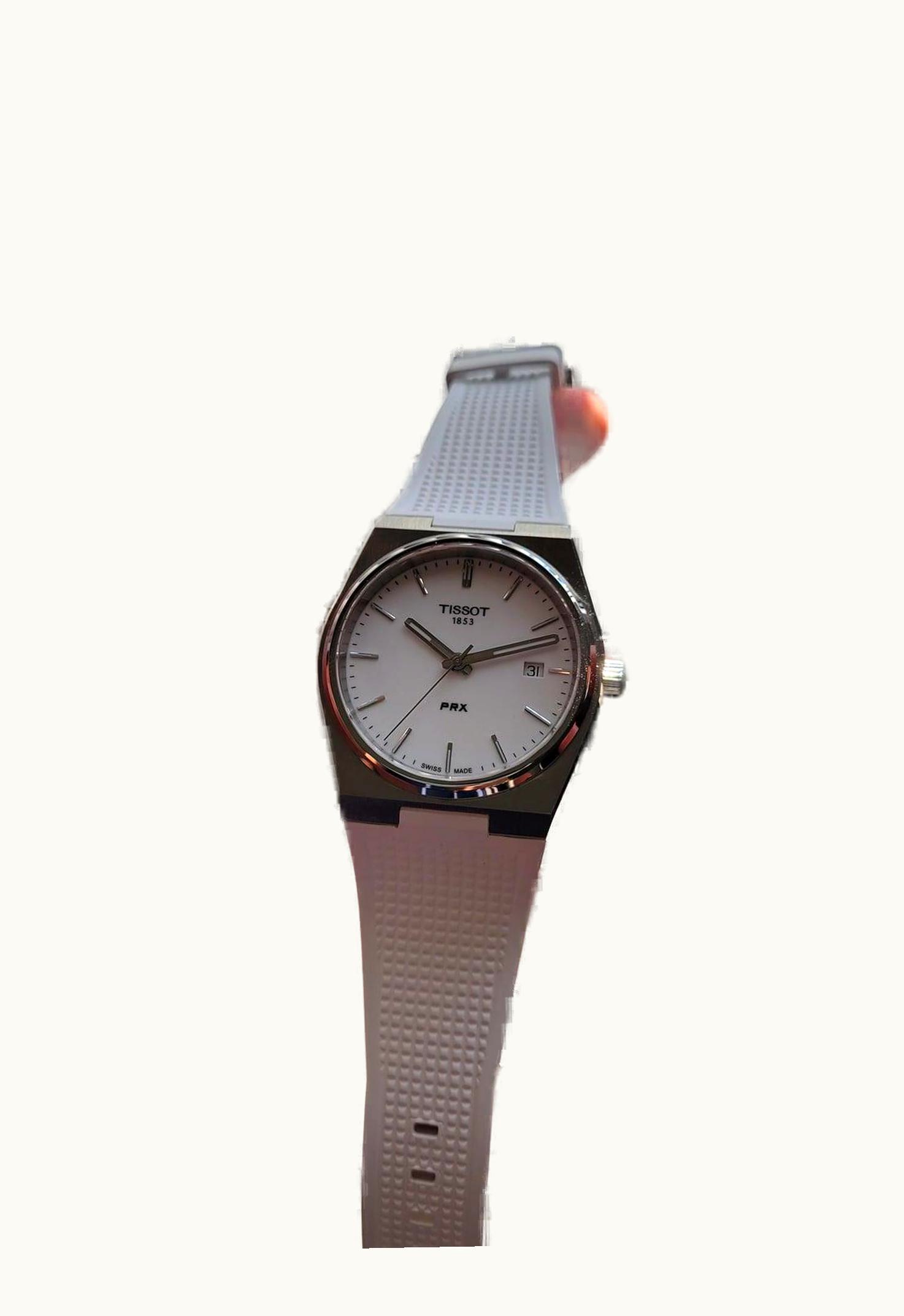 Tissot PRX Quartz Stainless Steel / Full Lume/ Rubber