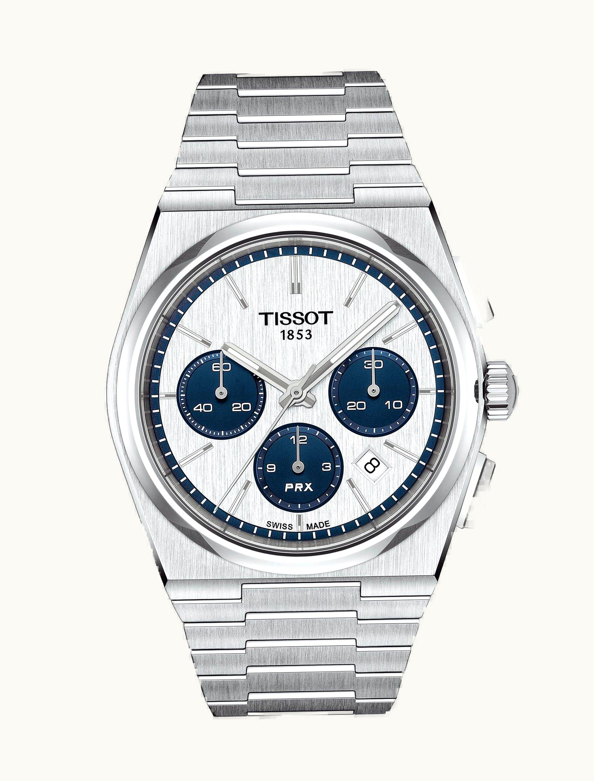 Tissot PRX Chronograph Stainless Steel / Silver