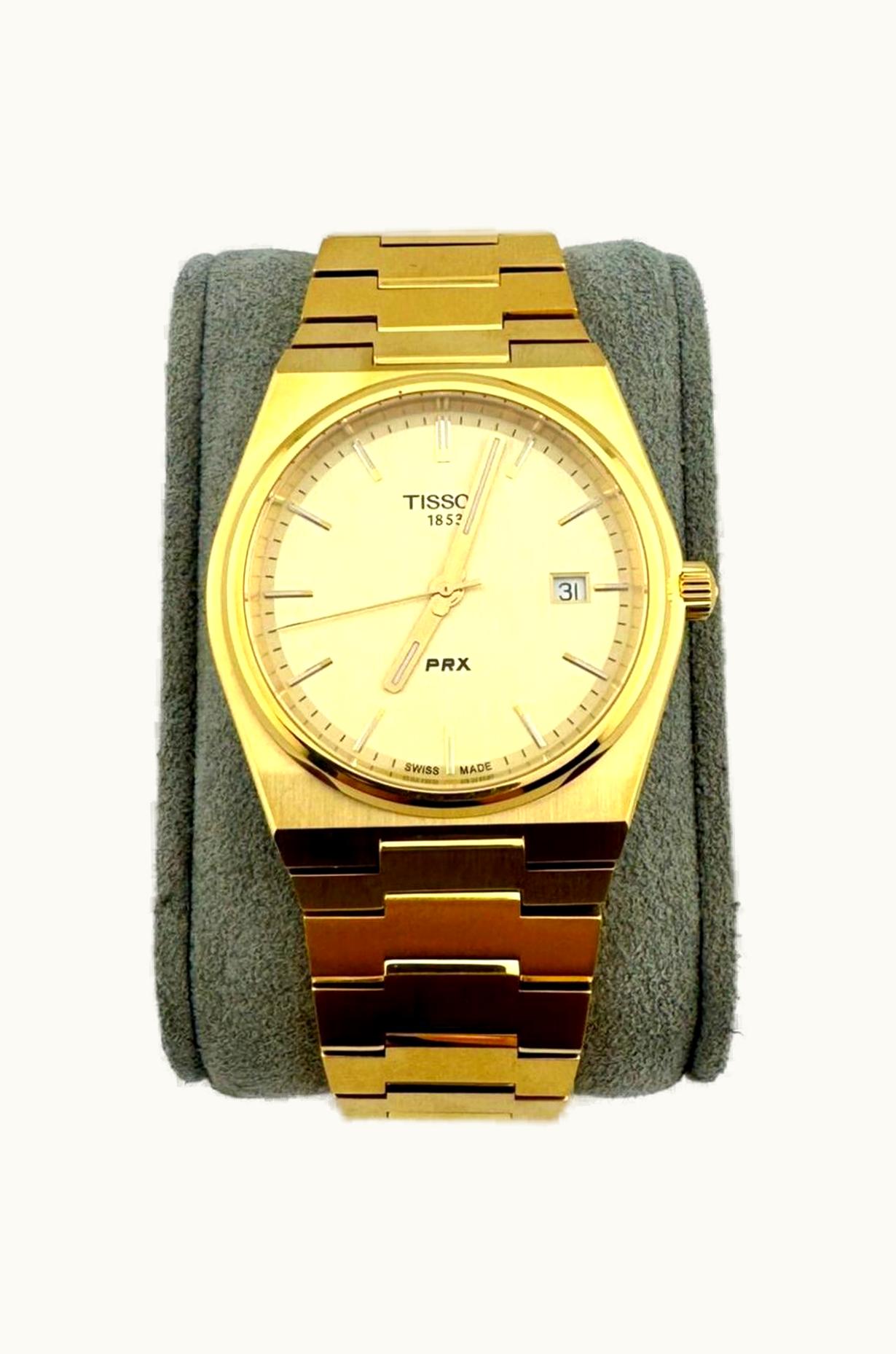Tissot PRX Quartz Yellow Gold / Champagne