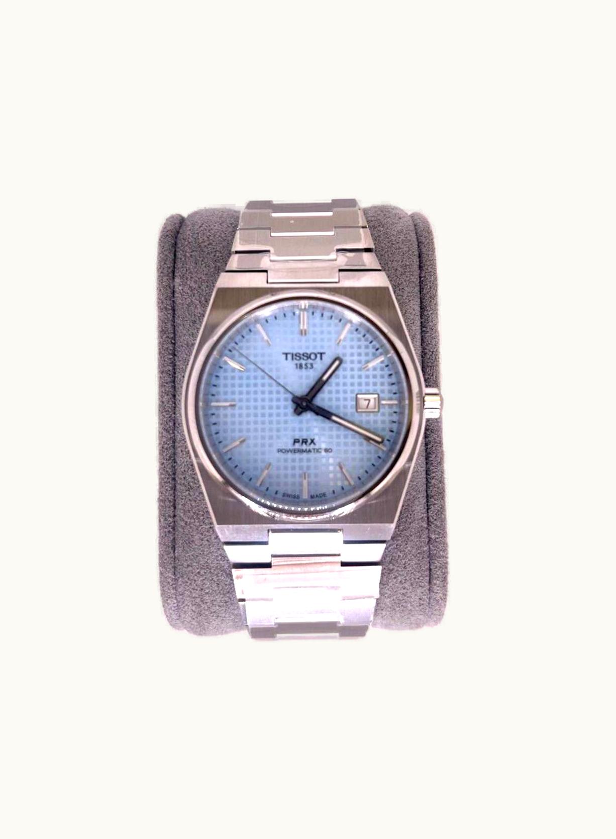Tissot PRX Powermatic 80 Stainless Steel / Ice Blue