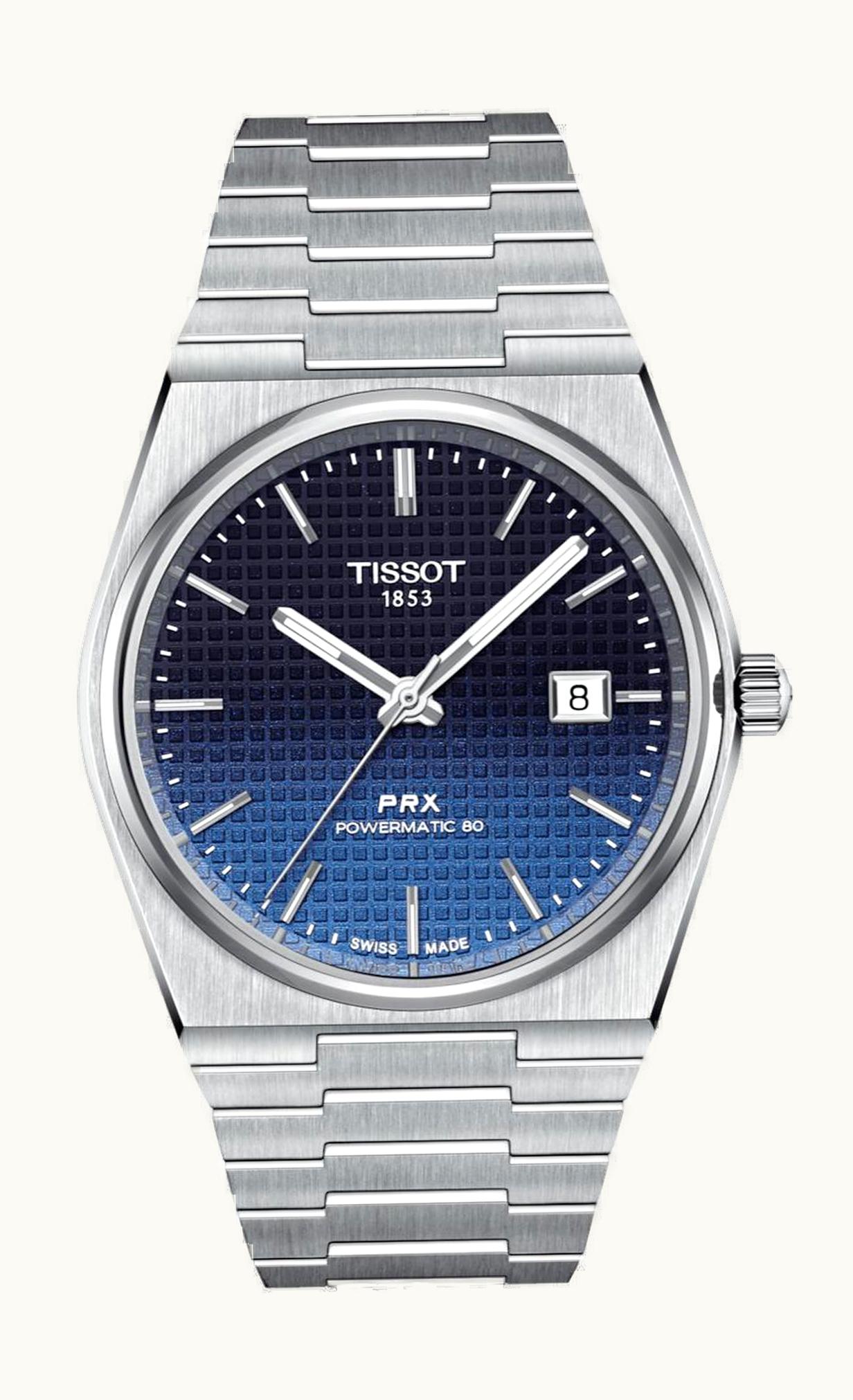 Tissot PRX Powermatic 80 Stainless Steel / Blue Gradient