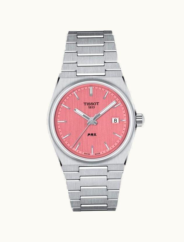 Tissot PRX Quartz 35 Stainless Steel / Pink
