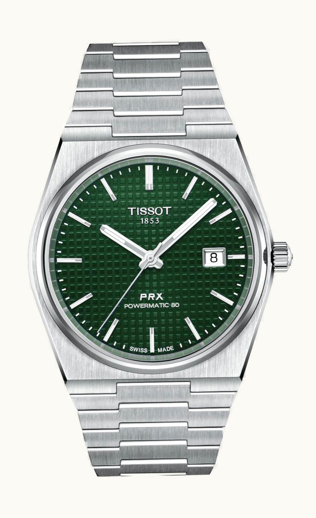 Tissot PRX Powermatic 80 Stainless Steel / Green