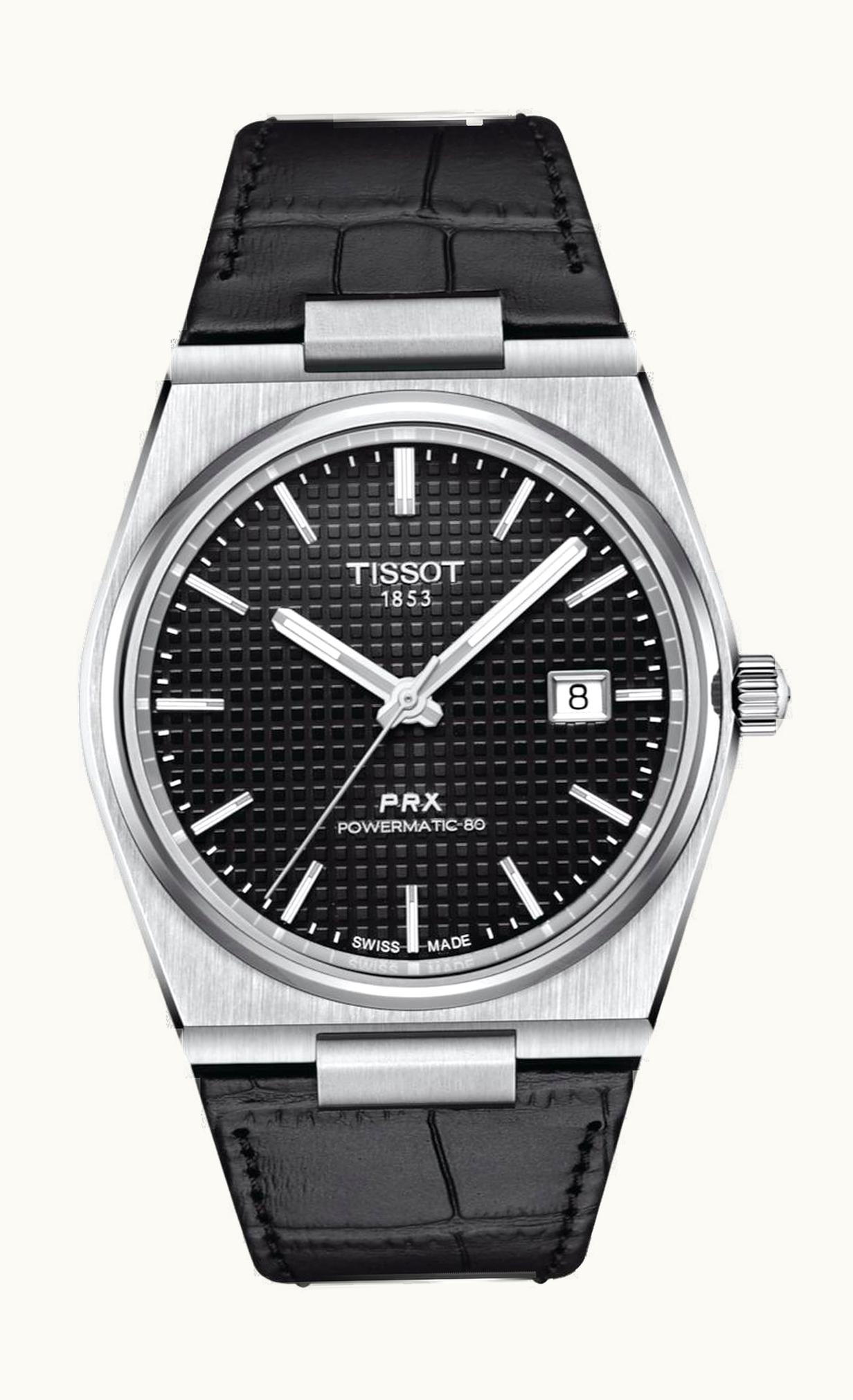 Tissot PRX Powermatic 80 Stainless Steel / Black / Strap