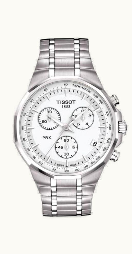 Tissot PRX Chronograph Quartz Stainless Steel / Silver