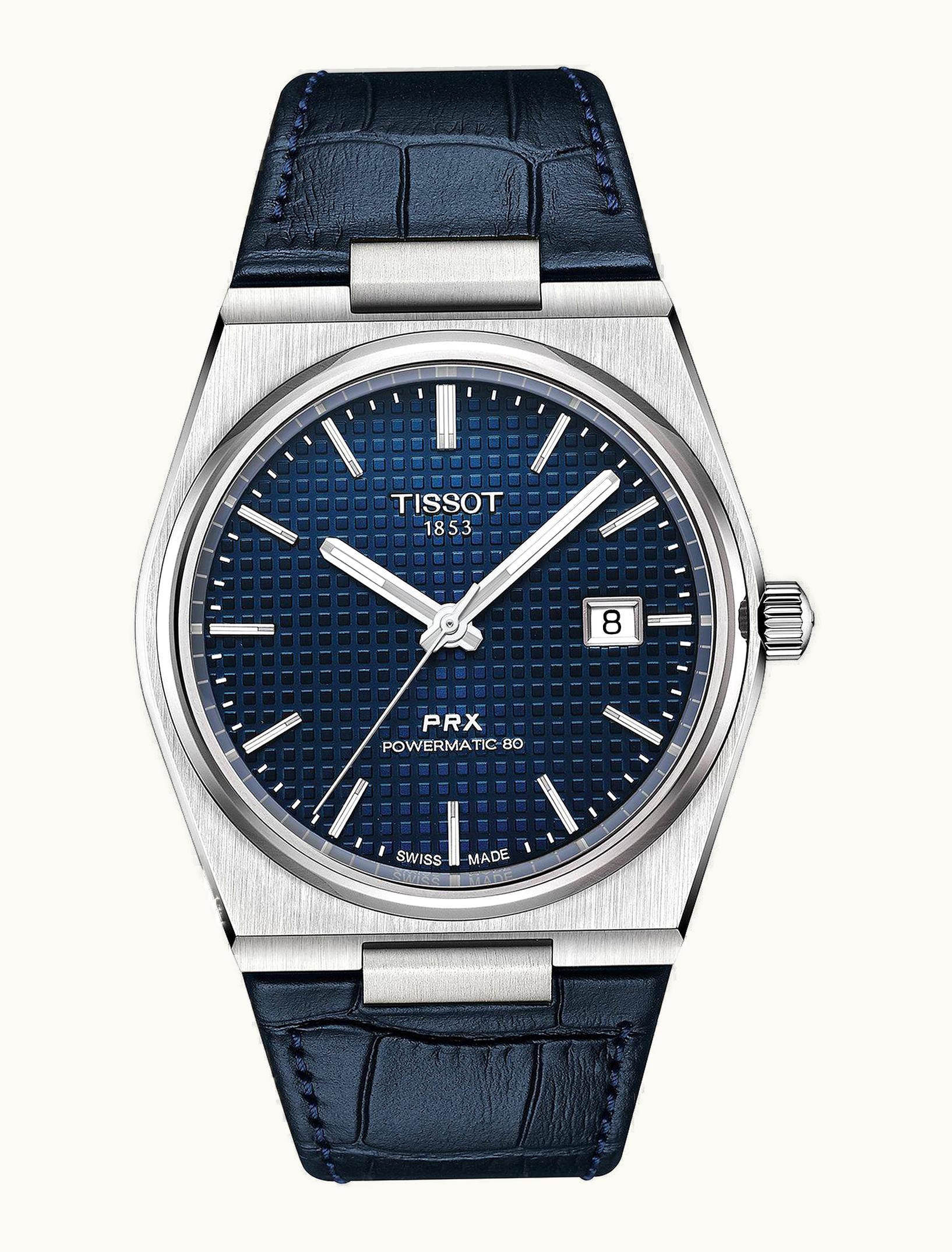 Tissot PRX Powermatic 80 Stainless Steel / Blue / Strap