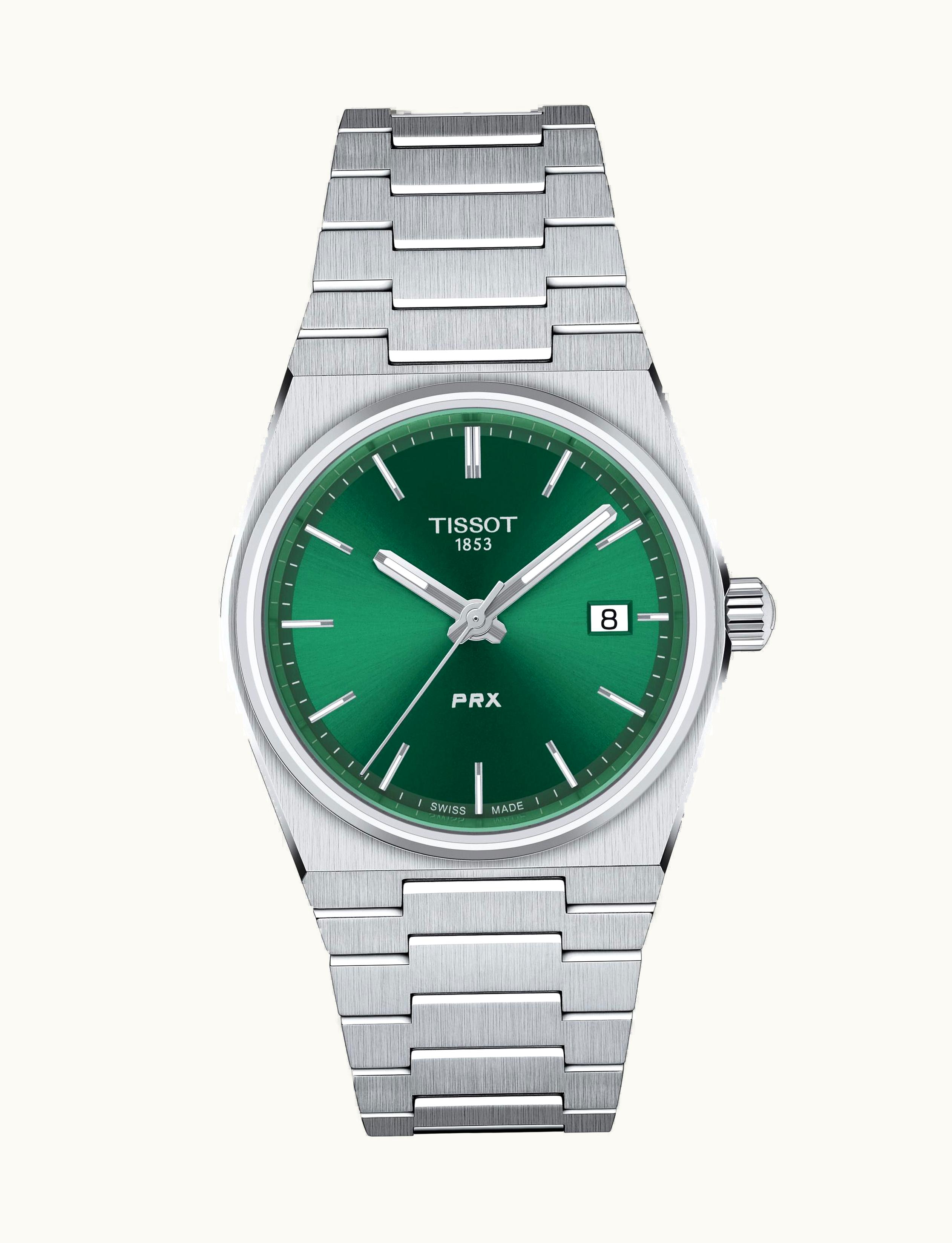 Tissot PRX Quartz 35 Stainless Steel / Green