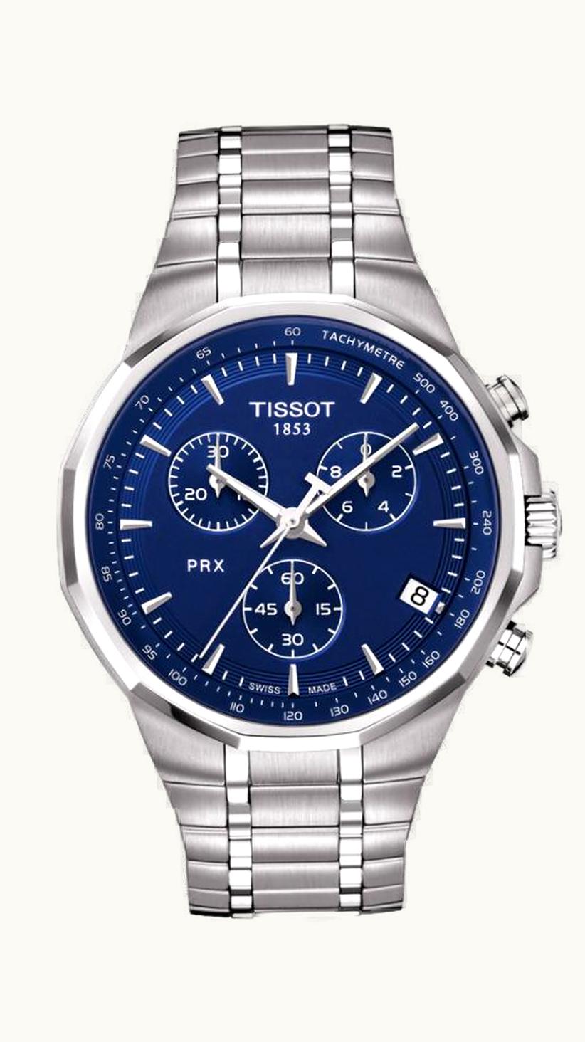 Tissot PRX Chronograph Quartz Stainless Steel / Blue
