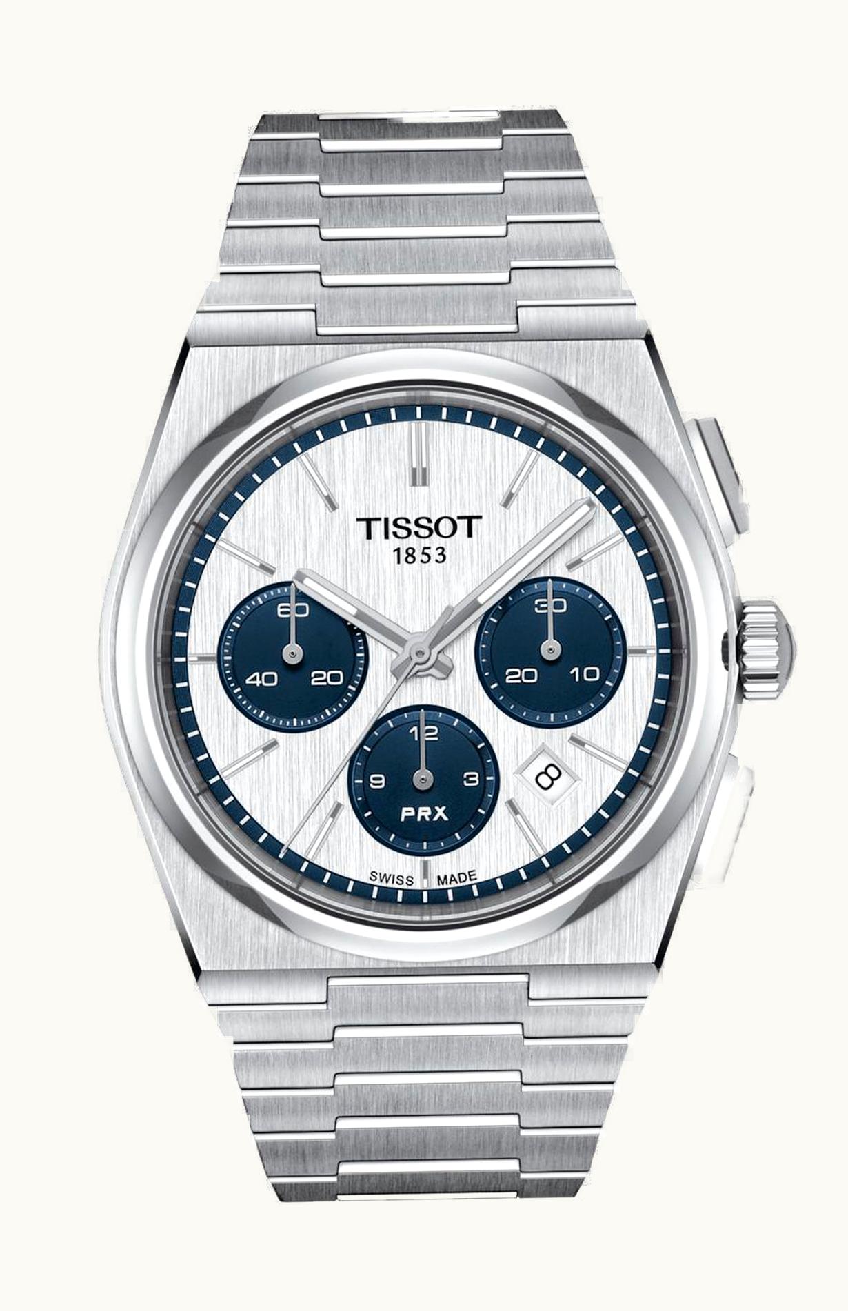 Tissot PRX Chronograph Stainless Steel / Silver