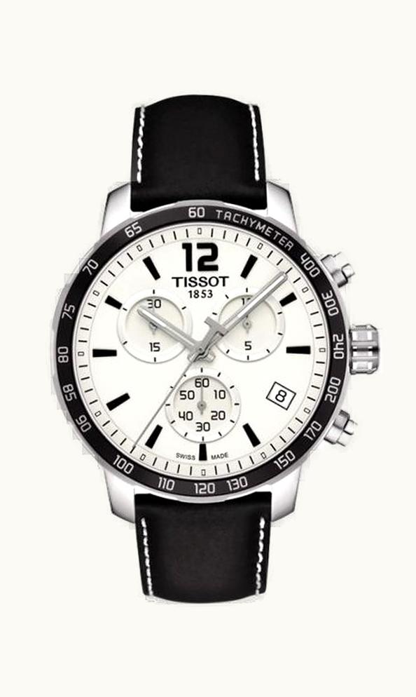 Tissot Quickster Chronograph Stainless Steel / White