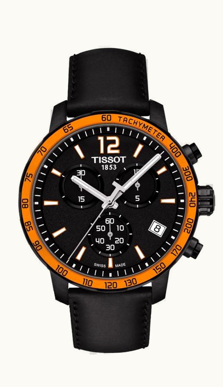 Tissot Quickster Chronograph PVD / Orange