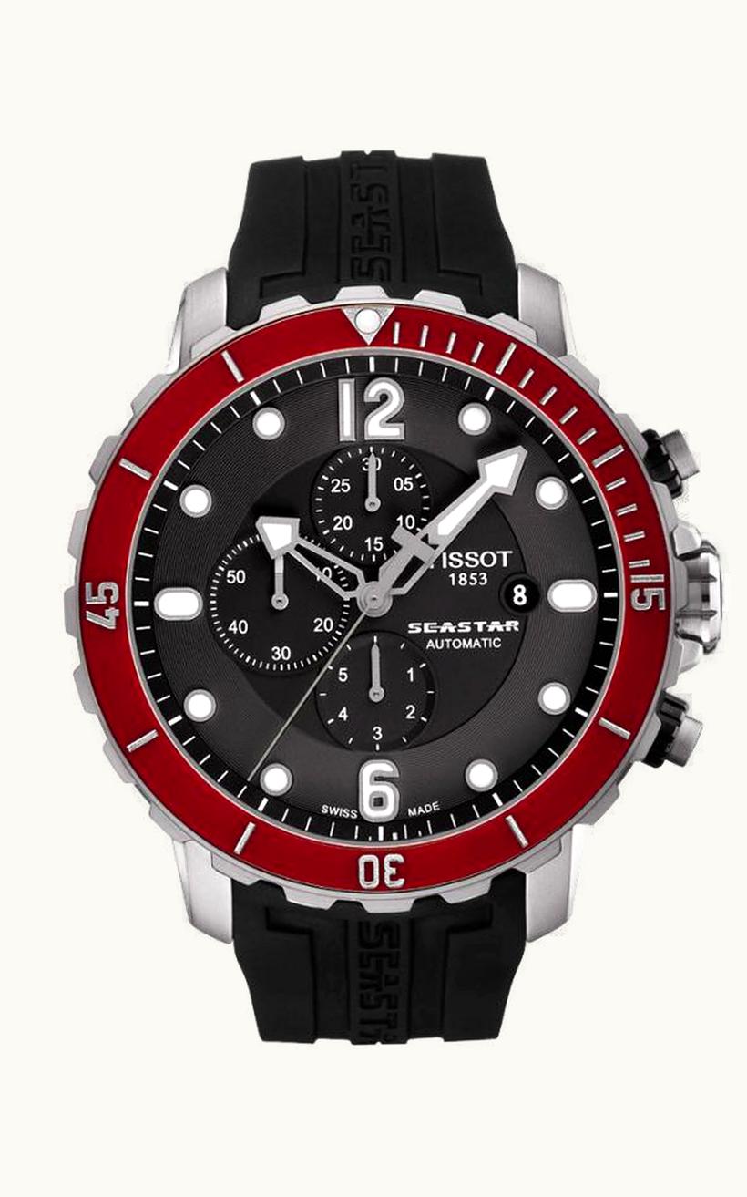 Tissot Seastar 1000 Automatic Chronograph Red Ceramic