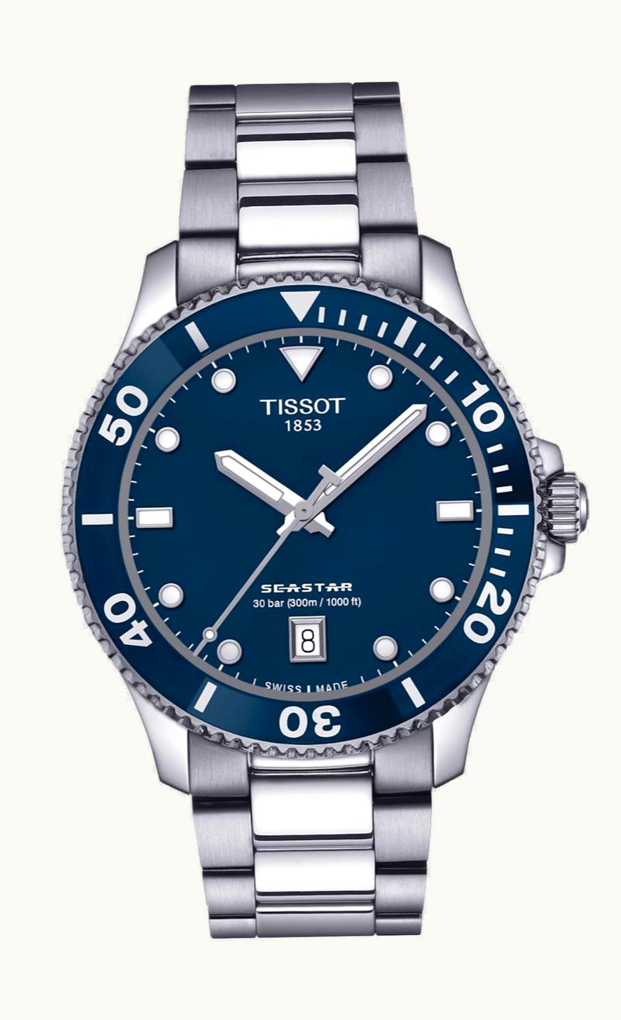 Tissot Seastar 1000 Quartz 40 Stainless Steel / Blue / Bracelet