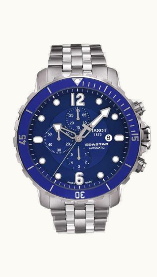 Tissot Seastar 1000 Automatic Chronograph Blue Ceramic