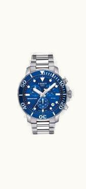Tissot Seastar 1000 Chronograph Quartz 45.5 Stainless Steel / Blue / Bracelet