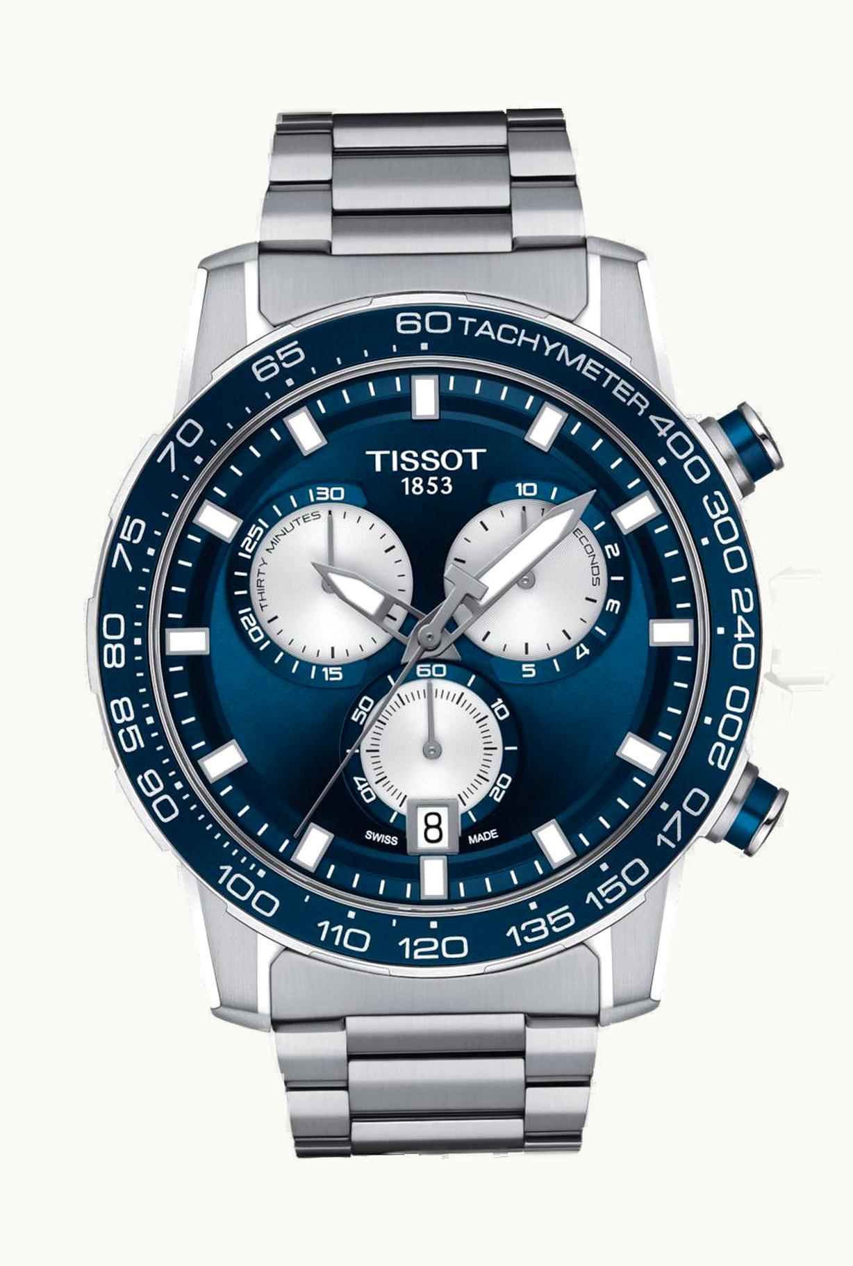 Tissot Supersport Chrono Stainless Steel / Blue / Bracelet