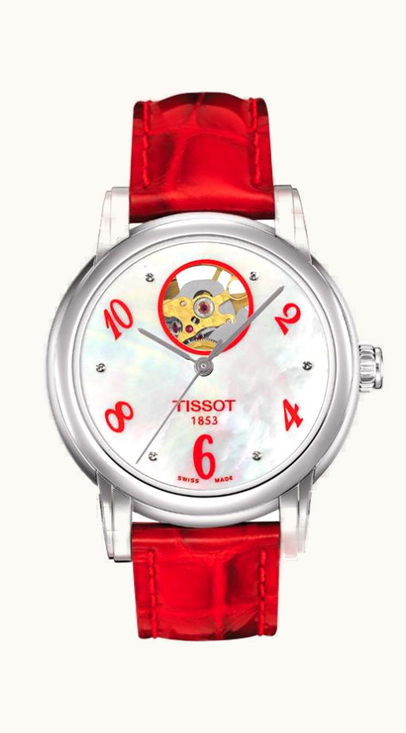 Tissot Lady Heart Red Mother-of-Pearl