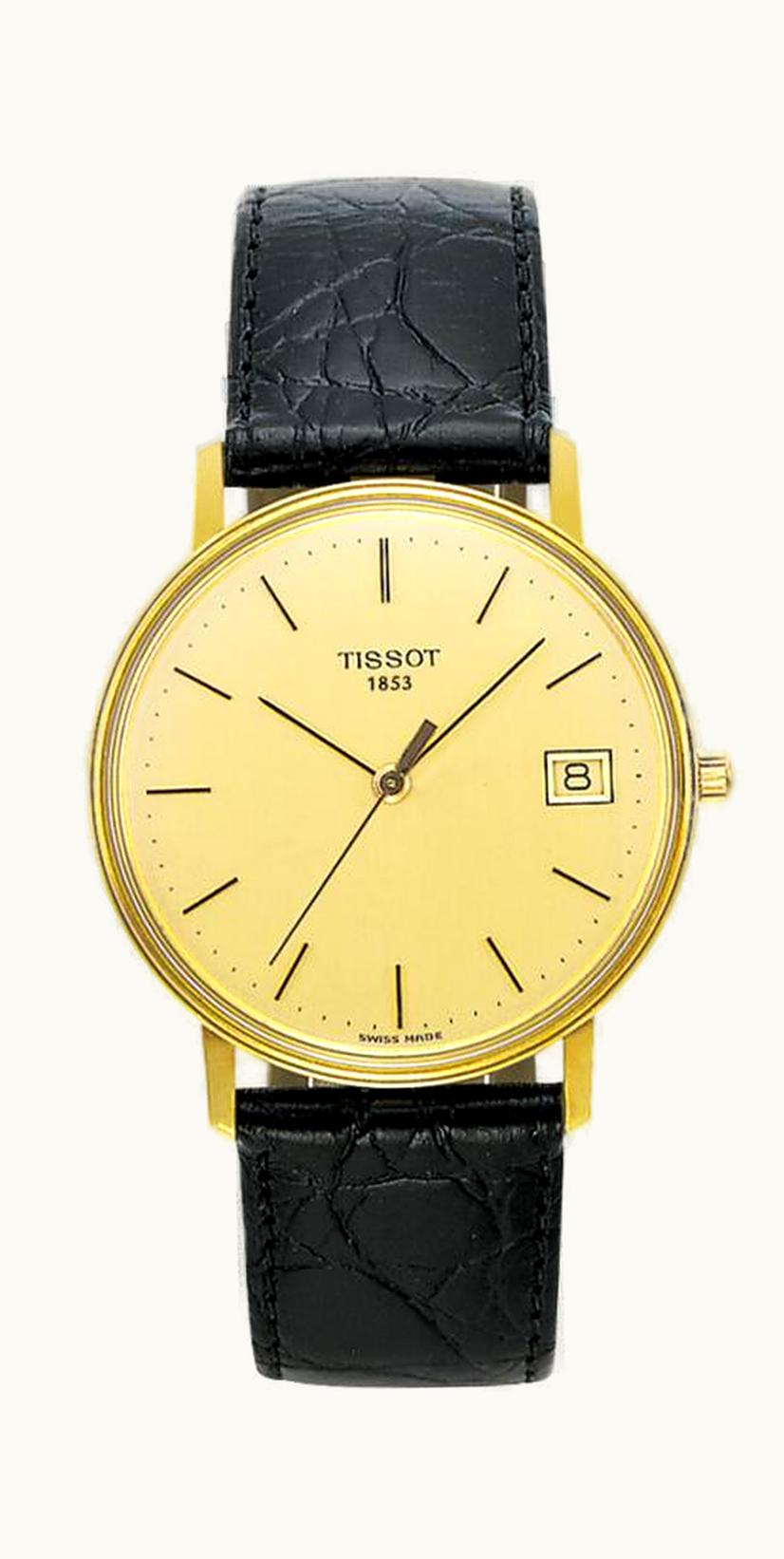 Tissot Goldrun Hesalite Yellow Gold / Champagne