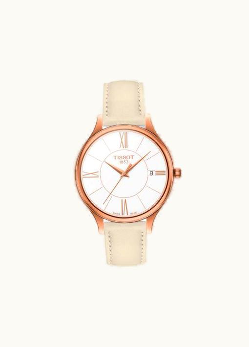 Tissot Bella Ora Round Rose Gold / White