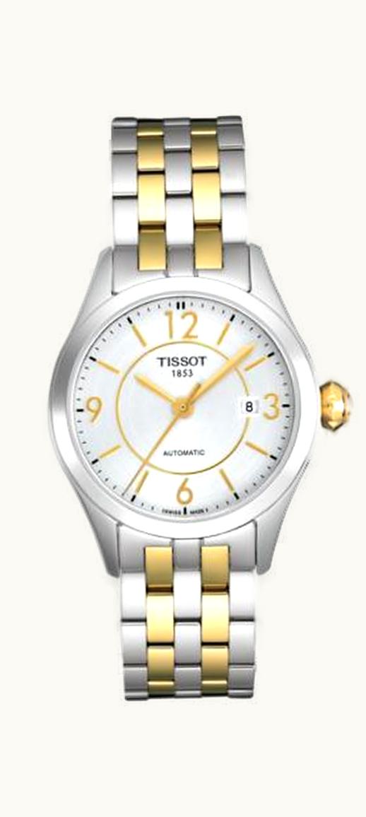 Tissot T-One Automatic 28 Stainless Steel / Yellow Gold PVD / Bracelet