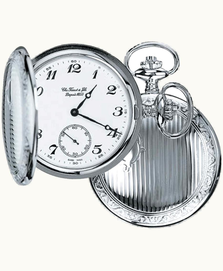 Tissot Tissot Savonnette Mechanical Stainless Steel / White