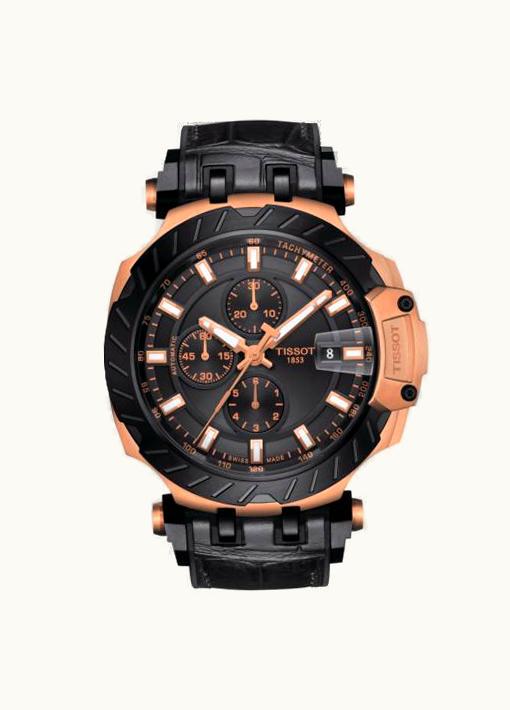 Tissot Tissot T-race Automatic Chronograph Rose Gold / Black