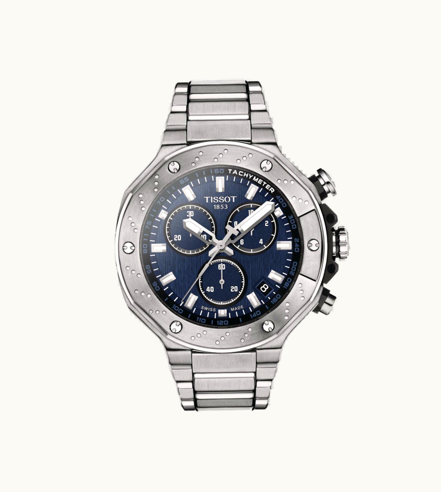 Tissot T-Race Chronograph Stainless Steel / Blue / Bracelet