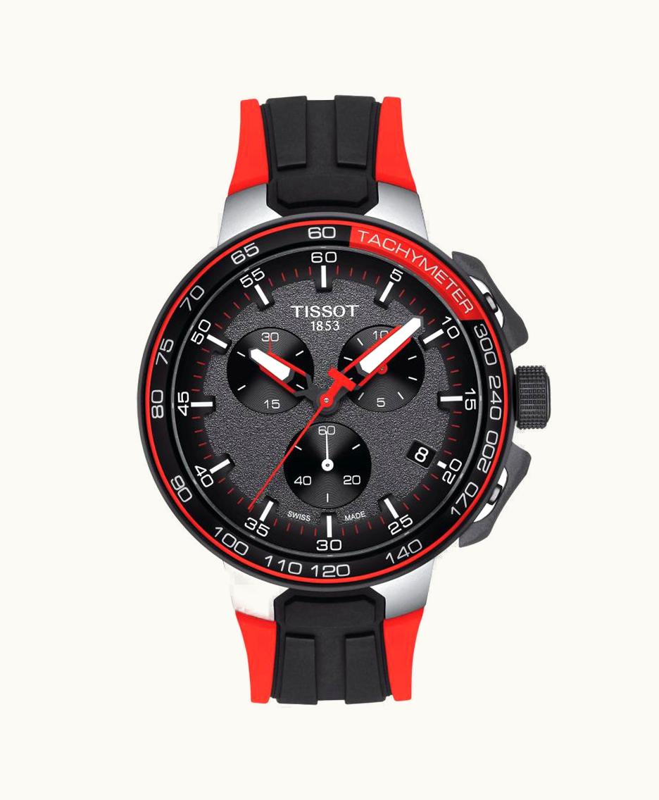 Tissot T-Race Cycling Chronograph Stainless Steel / Red