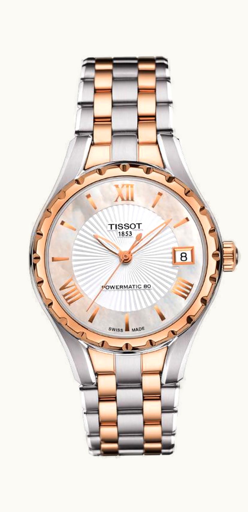 Tissot Lady 80 Automatic Stainless Steel / PVD Gold / MOP