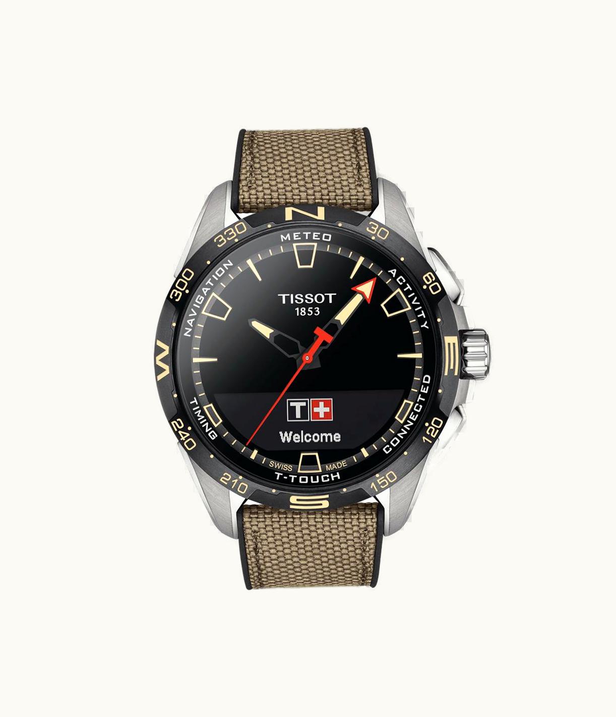 Tissot T-Touch Connect Solar Titanium - Ceramic / Black / Fabric