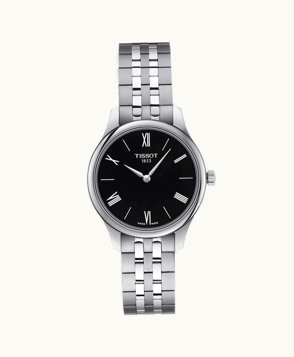 Tissot Tradition 5.5 Lady 31 Stainless Steel / Black / Bracelet