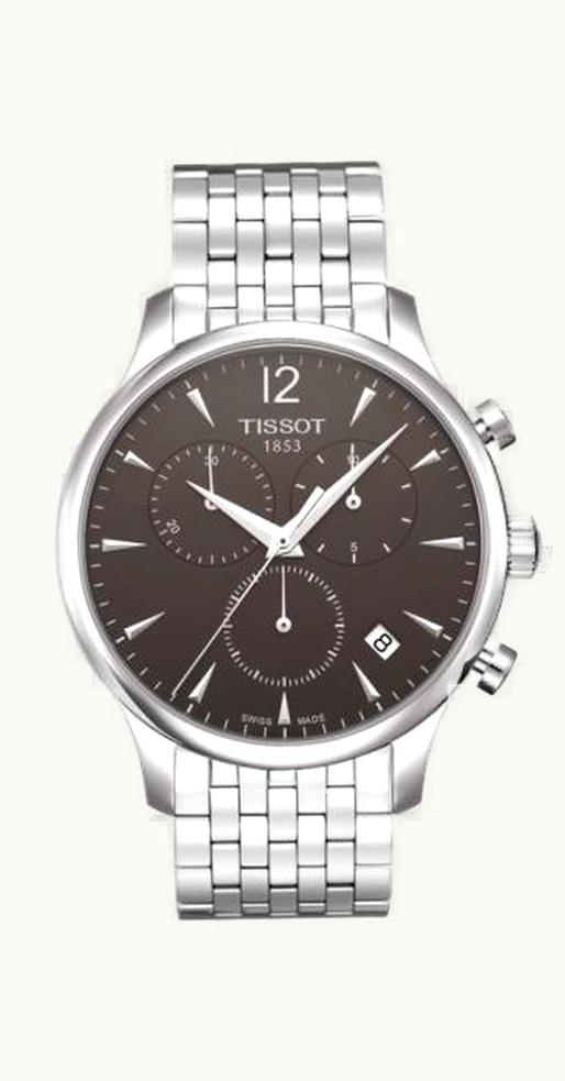 Tissot Tradition Chronograph Stainless Steel / Grey / Bracelet