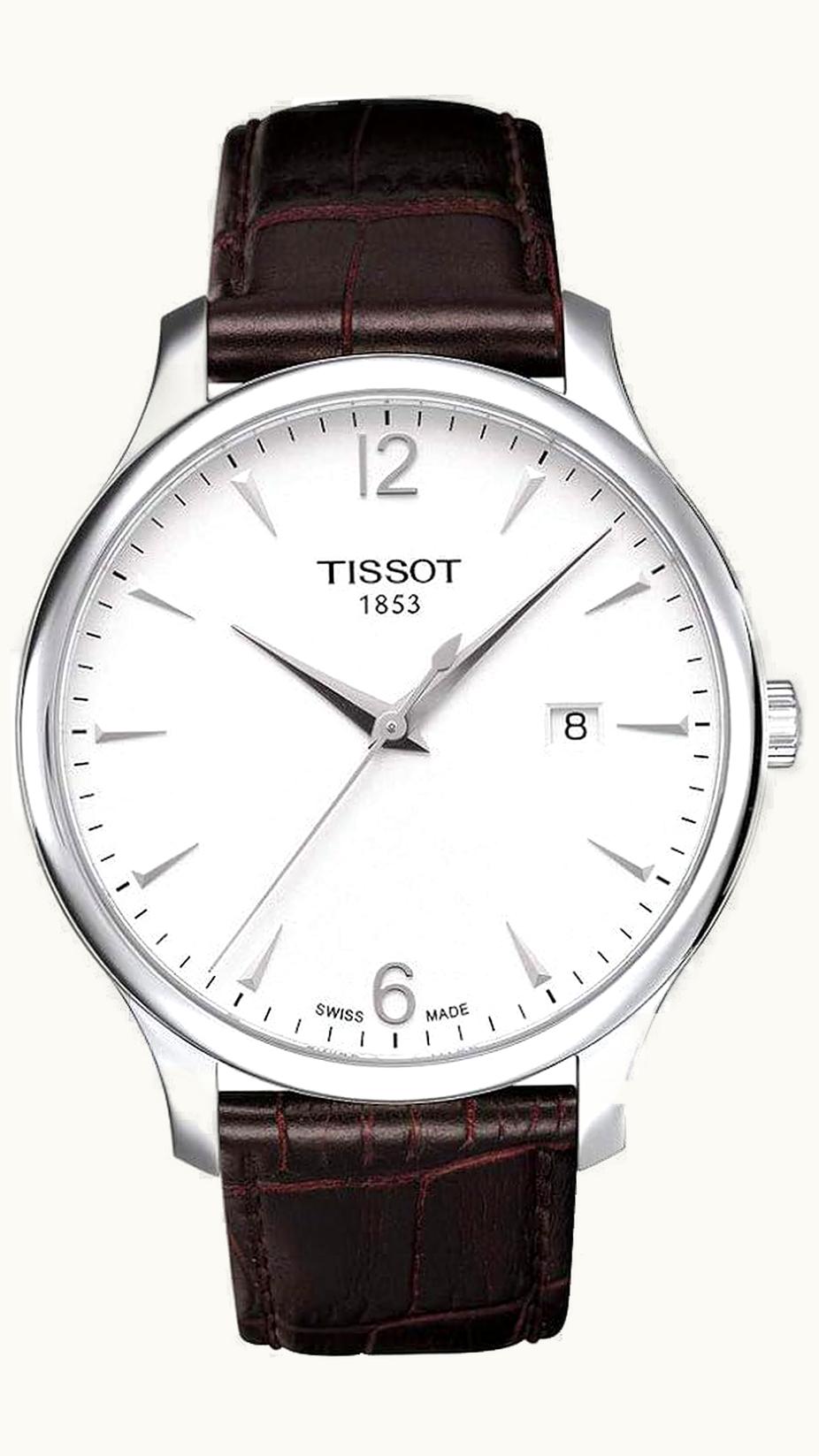 Tissot Tradition Quartz 42 Stainless Steel / Silver / Strap