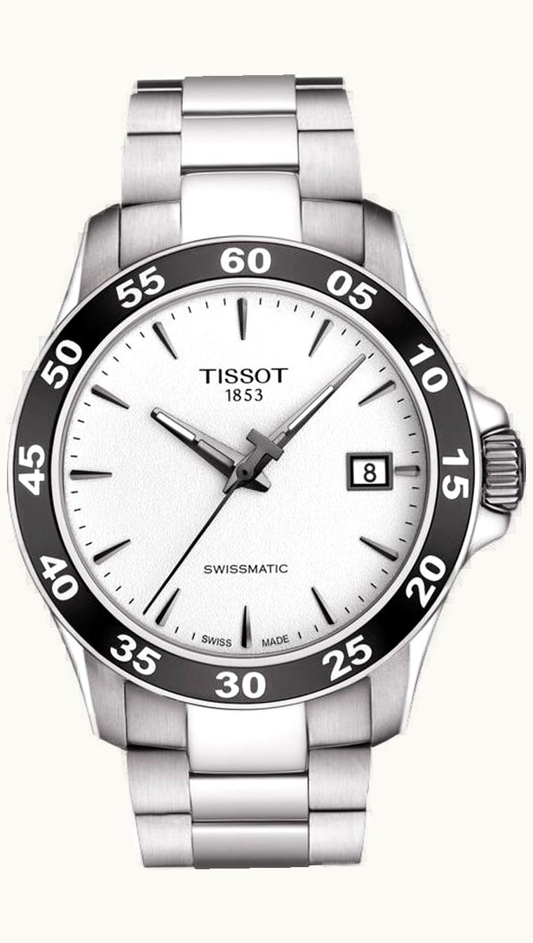Tissot V8 Swissmatic 42.5 Stainless Steel / Silver / Bracelet