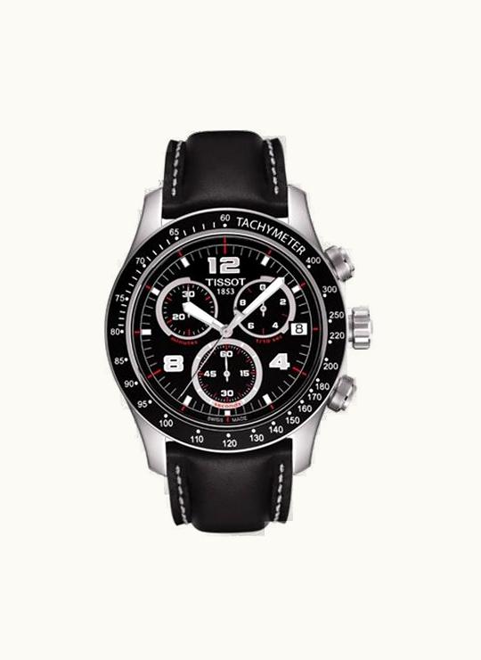 Tissot V8 Quartz Chronograph Tachymeter Black
