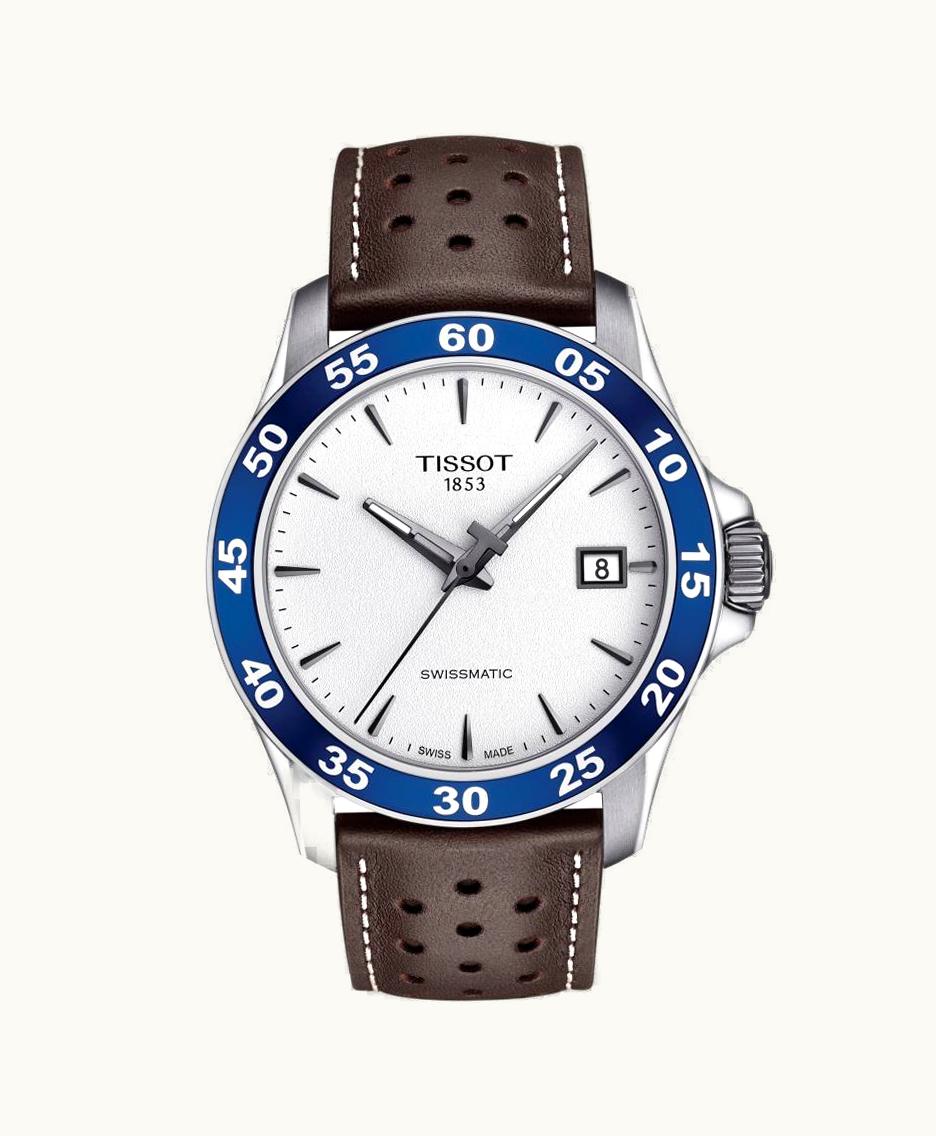 Tissot V8 Swissmatic 42.5 Stainless Steel / Silver / Strap