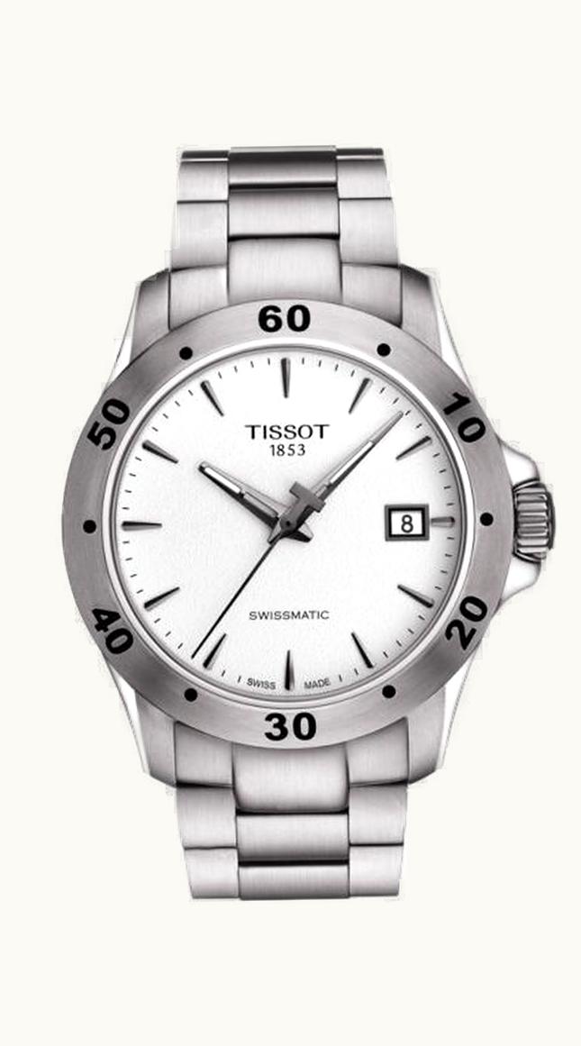Tissot V8 Swissmatic 42.5 Stainless Steel / Silver / Bracelet