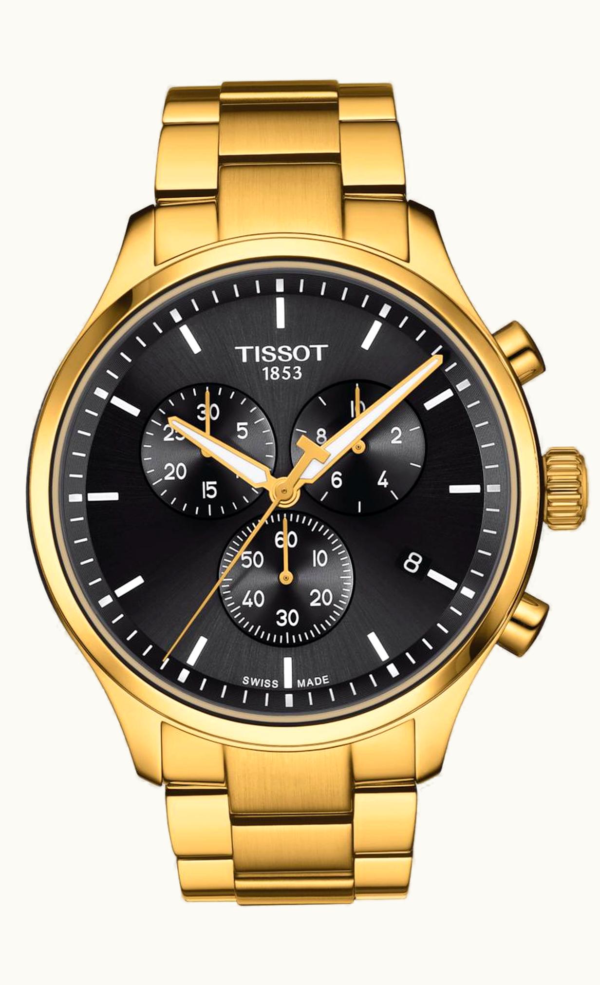 Tissot Chrono XL Classic Yellow Gold / Black / Bracelet