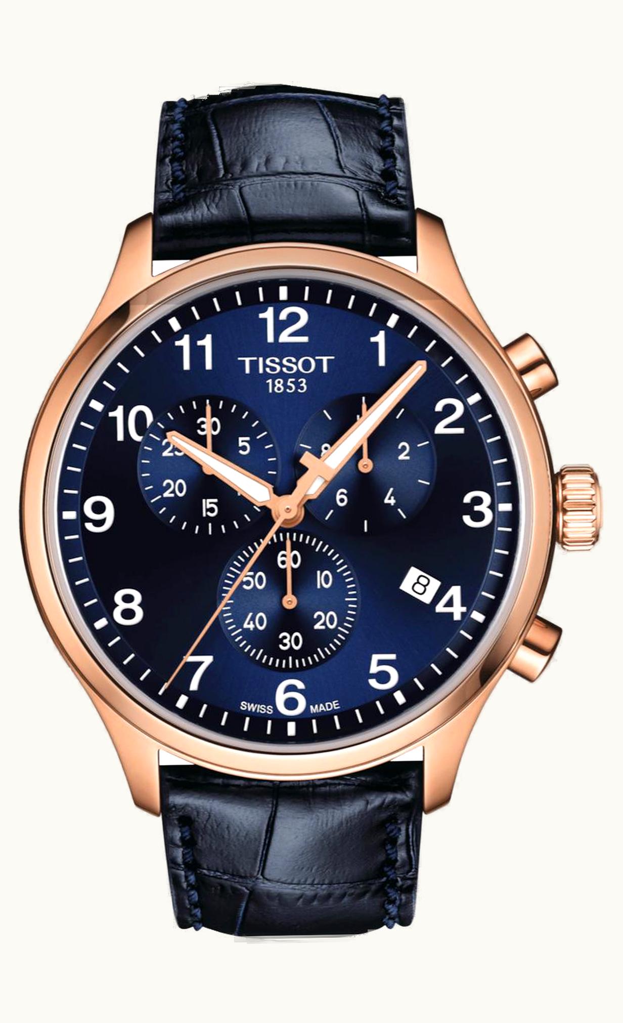 Tissot Chrono XL Classic Rose Gold / Blue