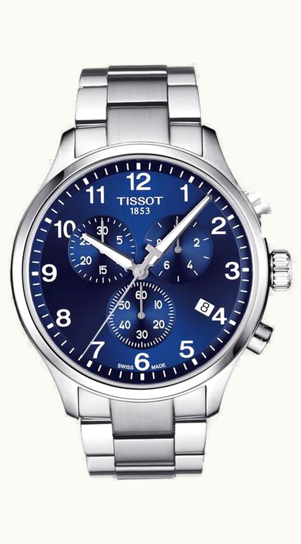 Tissot Chrono XL Classic Stainless Steel / Blue / Bracelet T116.617.11.047.01
(aka: T1166171104701)