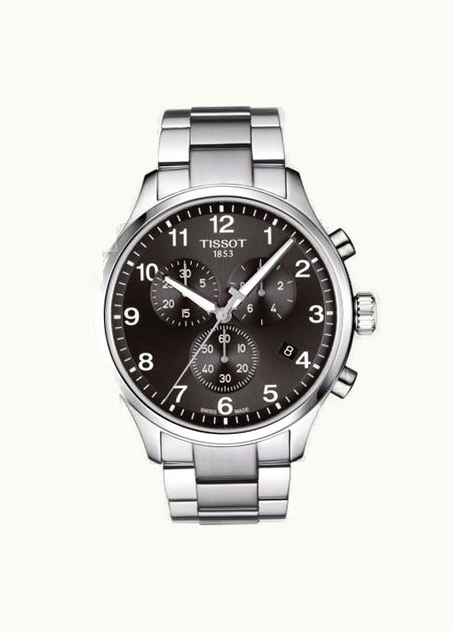 Tissot Chrono XL Classic Stainless Steel / Black / Bracelet T116.617.11.057.01
(aka: T1166171105701)